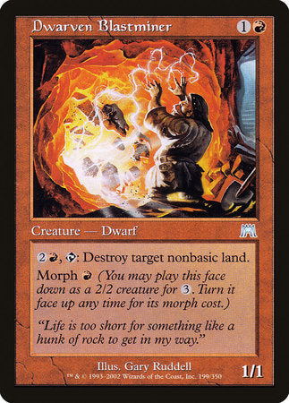 Dwarven Blastminer [Onslaught] | Lots Moore NSW