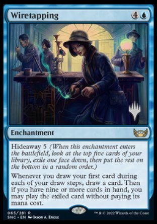 Wiretapping (Promo Pack) [Streets of New Capenna Promos] | Lots Moore NSW