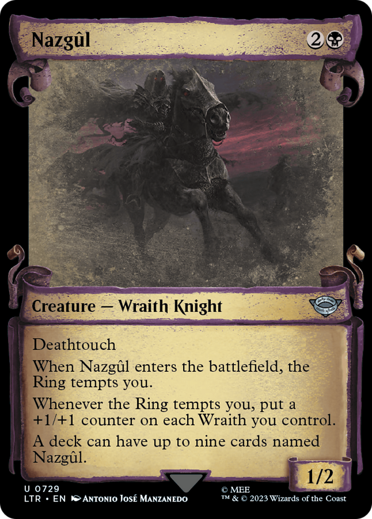 Nazgul (0729) [The Lord of the Rings: Tales of Middle-Earth Showcase Scrolls] | Lots Moore NSW