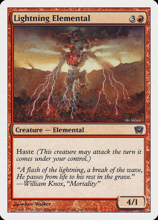 Lightning Elemental [Ninth Edition] | Lots Moore NSW