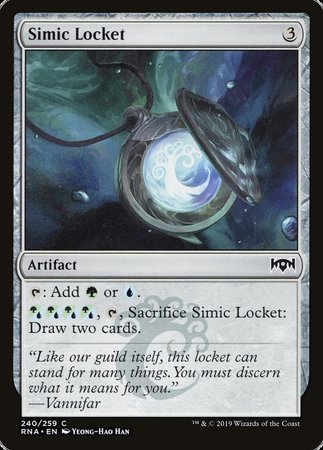 Simic Locket [Ravnica Allegiance] | Lots Moore NSW