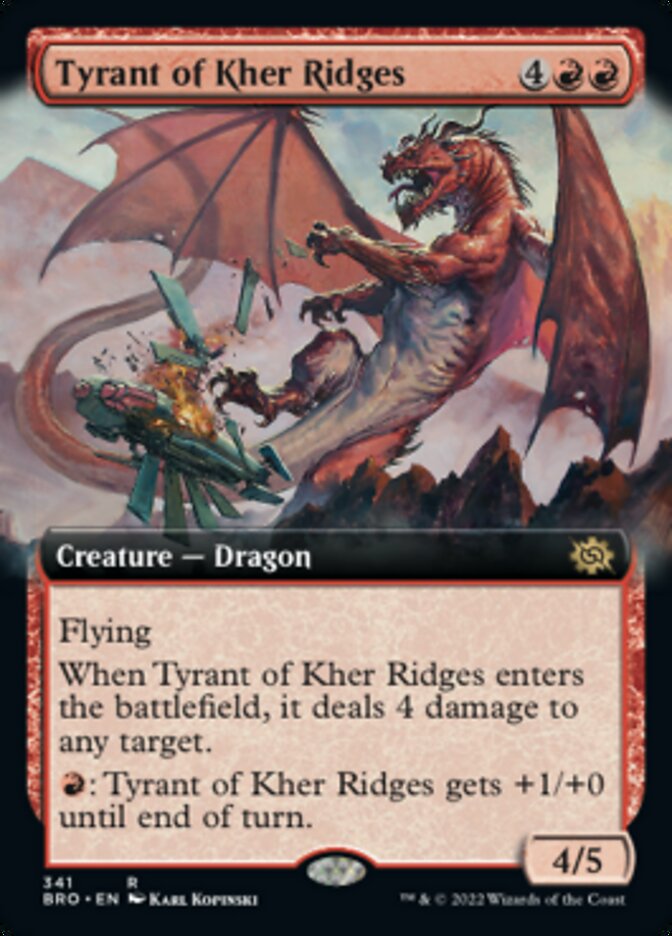 Tyrant of Kher Ridges (Extended Art) [The Brothers' War] | Lots Moore NSW