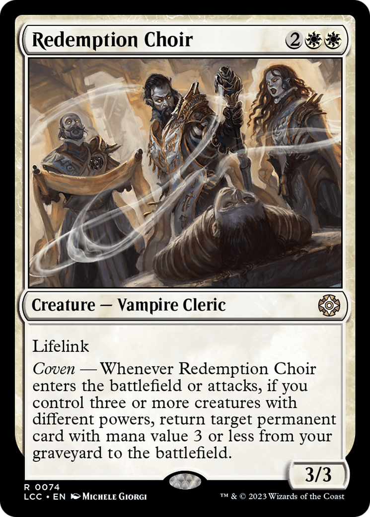 Redemption Choir [The Lost Caverns of Ixalan Commander] | Lots Moore NSW