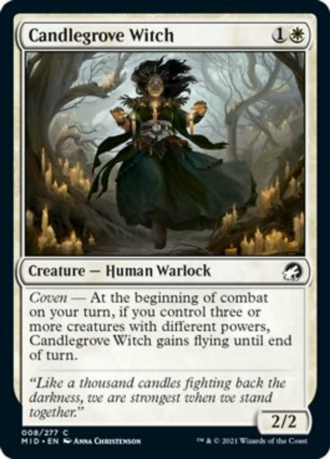 Candlegrove Witch [Innistrad: Midnight Hunt] | Lots Moore NSW