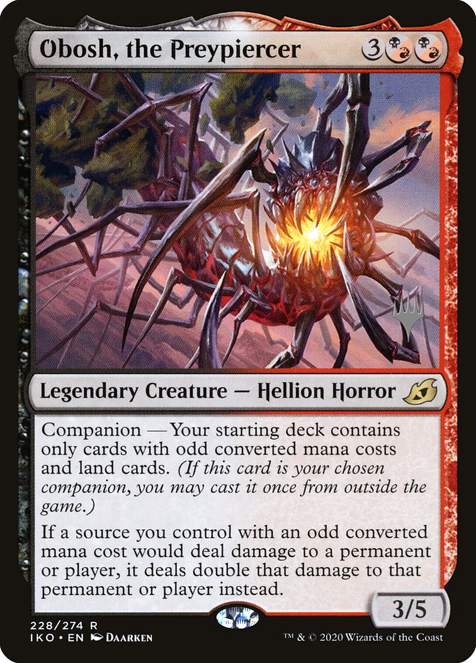 Obosh, the Preypiercer (Promo Pack) [Ikoria: Lair of Behemoths Promos] | Lots Moore NSW