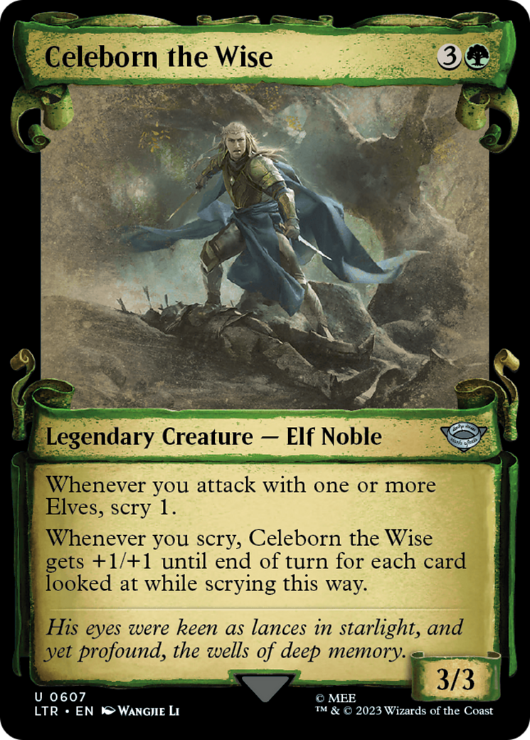 Celeborn the Wise [The Lord of the Rings: Tales of Middle-Earth Showcase Scrolls] | Lots Moore NSW