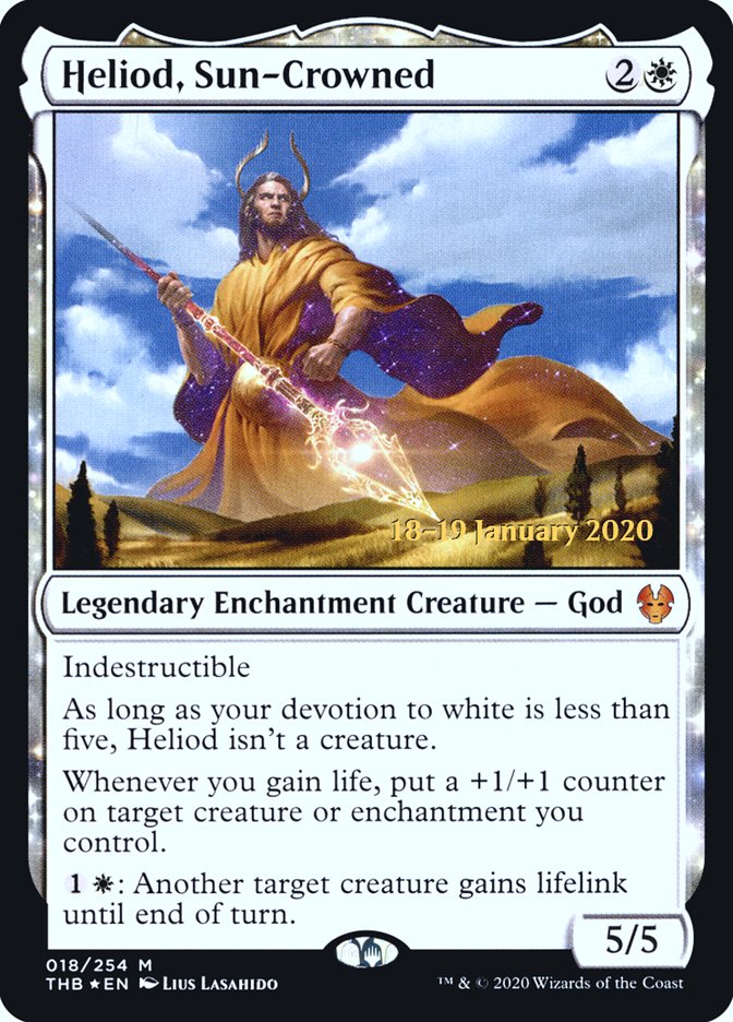 Heliod, Sun-Crowned [Theros Beyond Death Prerelease Promos] | Lots Moore NSW