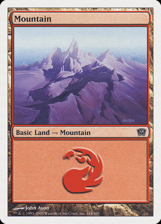 Mountain (344) [Ninth Edition] | Lots Moore NSW