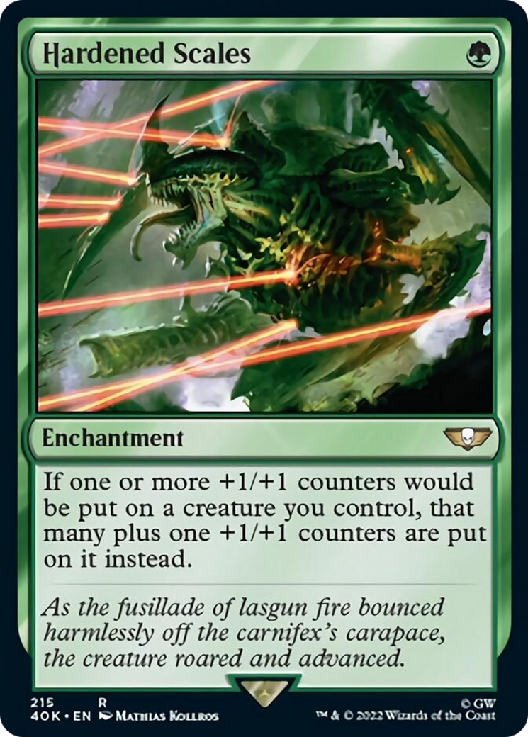 Hardened Scales (Surge Foil) [Universes Beyond: Warhammer 40,000] | Lots Moore NSW