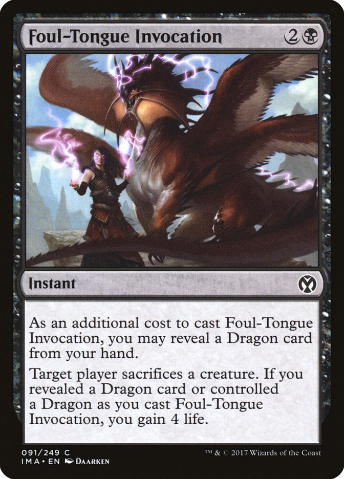 Foul-Tongue Invocation [Iconic Masters] | Lots Moore NSW