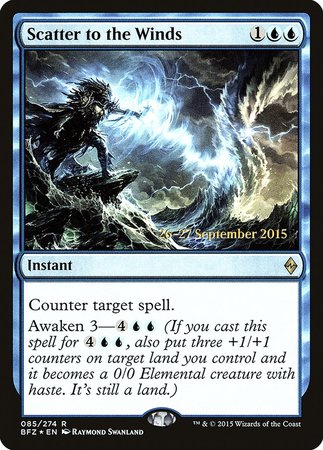 Scatter to the Winds [Battle for Zendikar Promos] | Lots Moore NSW