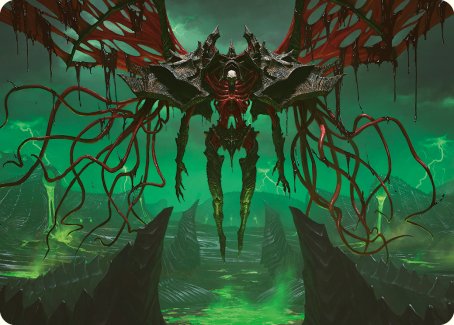 Archfiend of the Dross Art Card [Phyrexia: All Will Be One Art Series] | Lots Moore NSW