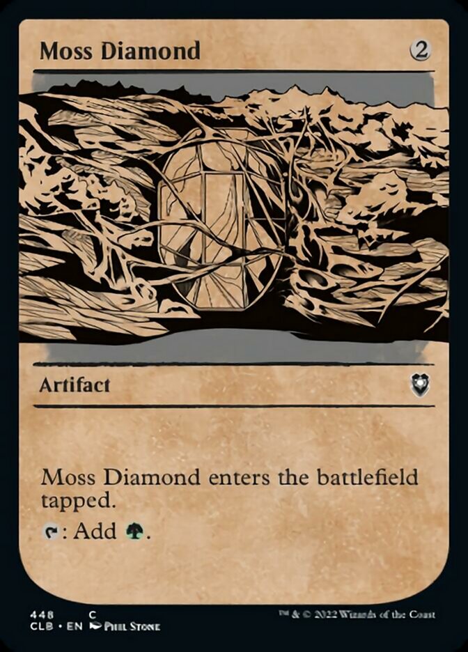 Moss Diamond (Showcase) [Commander Legends: Battle for Baldur's Gate] | Lots Moore NSW