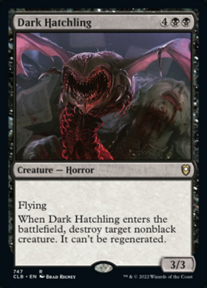 Dark Hatchling [Commander Legends: Battle for Baldur's Gate] | Lots Moore NSW