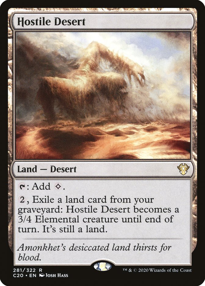 Hostile Desert [Commander 2020] | Lots Moore NSW