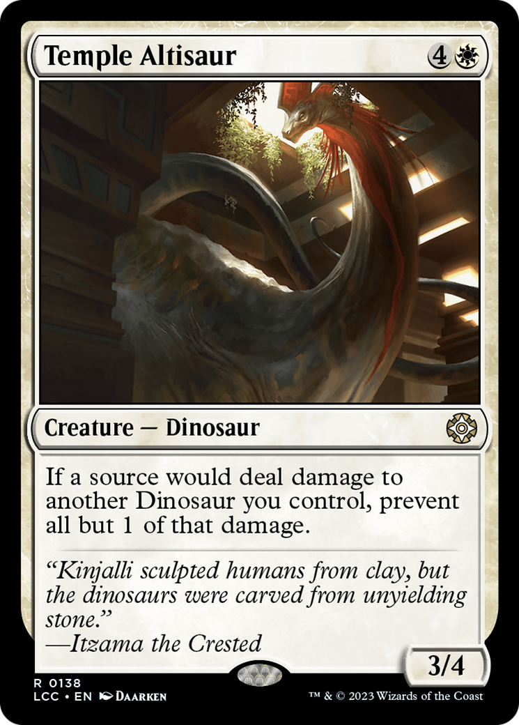 Temple Altisaur [The Lost Caverns of Ixalan Commander] | Lots Moore NSW