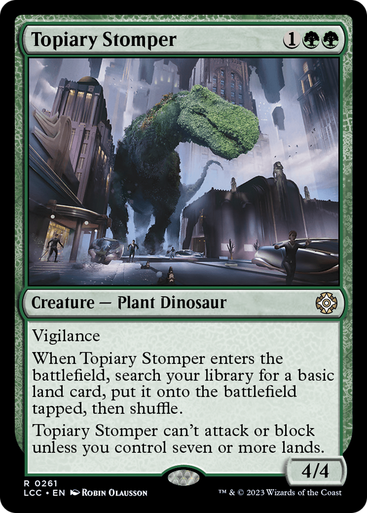 Topiary Stomper [The Lost Caverns of Ixalan Commander] | Lots Moore NSW