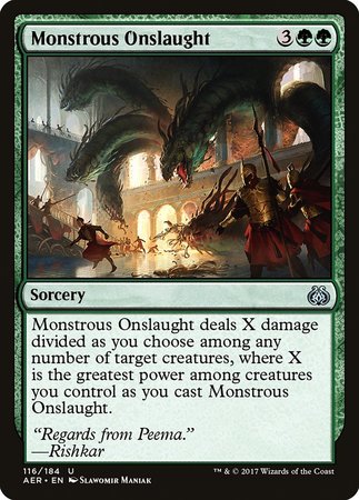 Monstrous Onslaught [Aether Revolt] | Lots Moore NSW