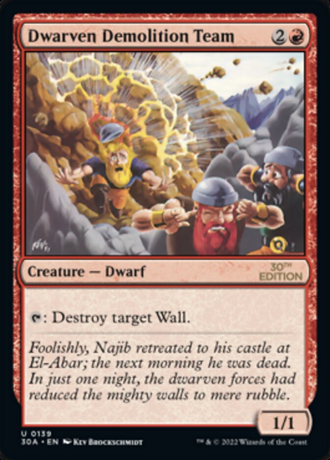 Dwarven Demolition Team [30th Anniversary Edition] | Lots Moore NSW
