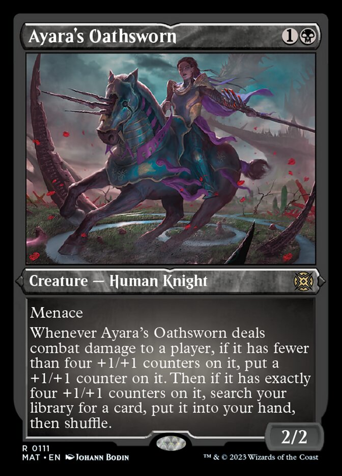 Ayara's Oathsworn (Foil Etched) [March of the Machine: The Aftermath] | Lots Moore NSW