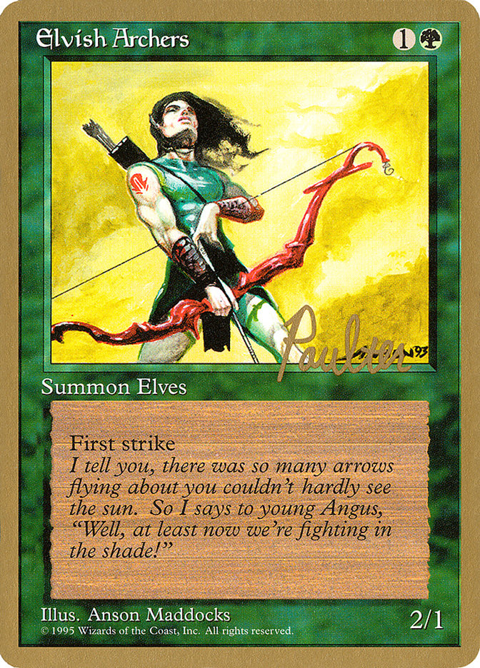 Elvish Archers (Preston Poulter) [Pro Tour Collector Set] | Lots Moore NSW