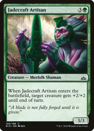 Jadecraft Artisan [Rivals of Ixalan] | Lots Moore NSW