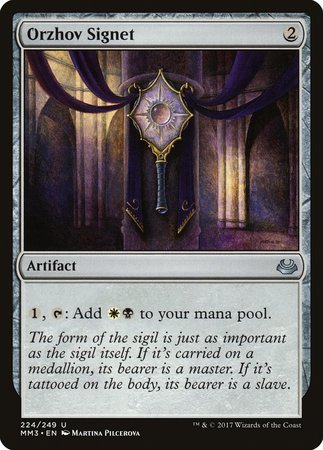 Orzhov Signet [Modern Masters 2017] | Lots Moore NSW