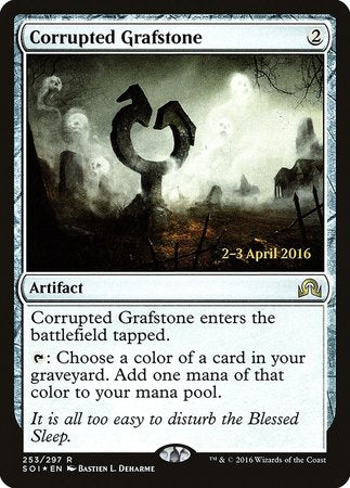 Corrupted Grafstone [Shadows over Innistrad Promos] | Lots Moore NSW