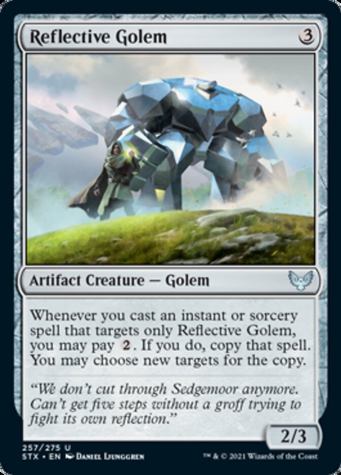 Reflective Golem [Strixhaven: School of Mages] | Lots Moore NSW