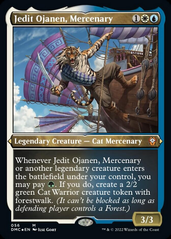 Jedit Ojanen, Mercenary (Foil Etched) [Dominaria United Commander] | Lots Moore NSW