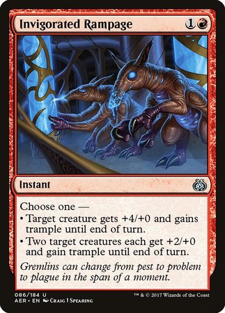 Invigorated Rampage [Aether Revolt] | Lots Moore NSW