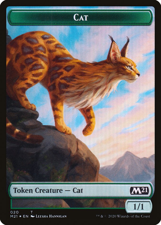 Beast // Cat (020) Double-sided Token [Core Set 2021 Tokens] | Lots Moore NSW