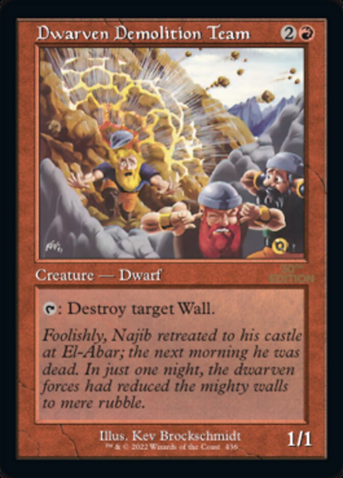 Dwarven Demolition Team (Retro) [30th Anniversary Edition] | Lots Moore NSW