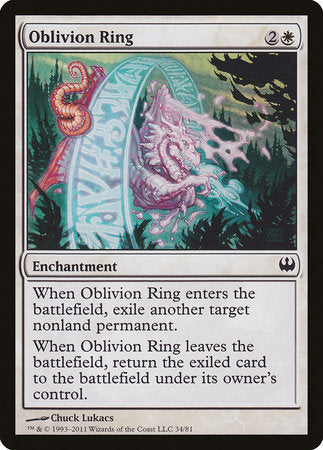 Oblivion Ring [Duel Decks: Knights vs. Dragons] | Lots Moore NSW