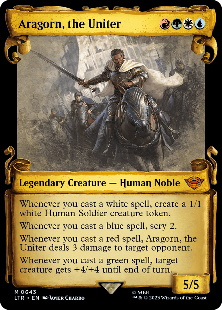 Aragorn, the Uniter [The Lord of the Rings: Tales of Middle-Earth Showcase Scrolls] | Lots Moore NSW