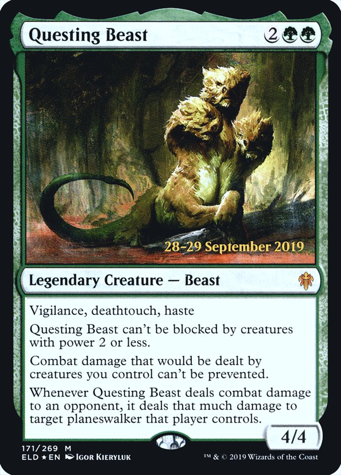 Questing Beast  [Throne of Eldraine Prerelease Promos] | Lots Moore NSW