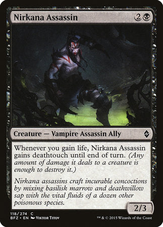 Nirkana Assassin [Battle for Zendikar] | Lots Moore NSW