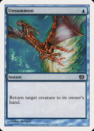 Unsummon [Eighth Edition] | Lots Moore NSW