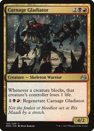 Carnage Gladiator [Modern Masters 2017] | Lots Moore NSW
