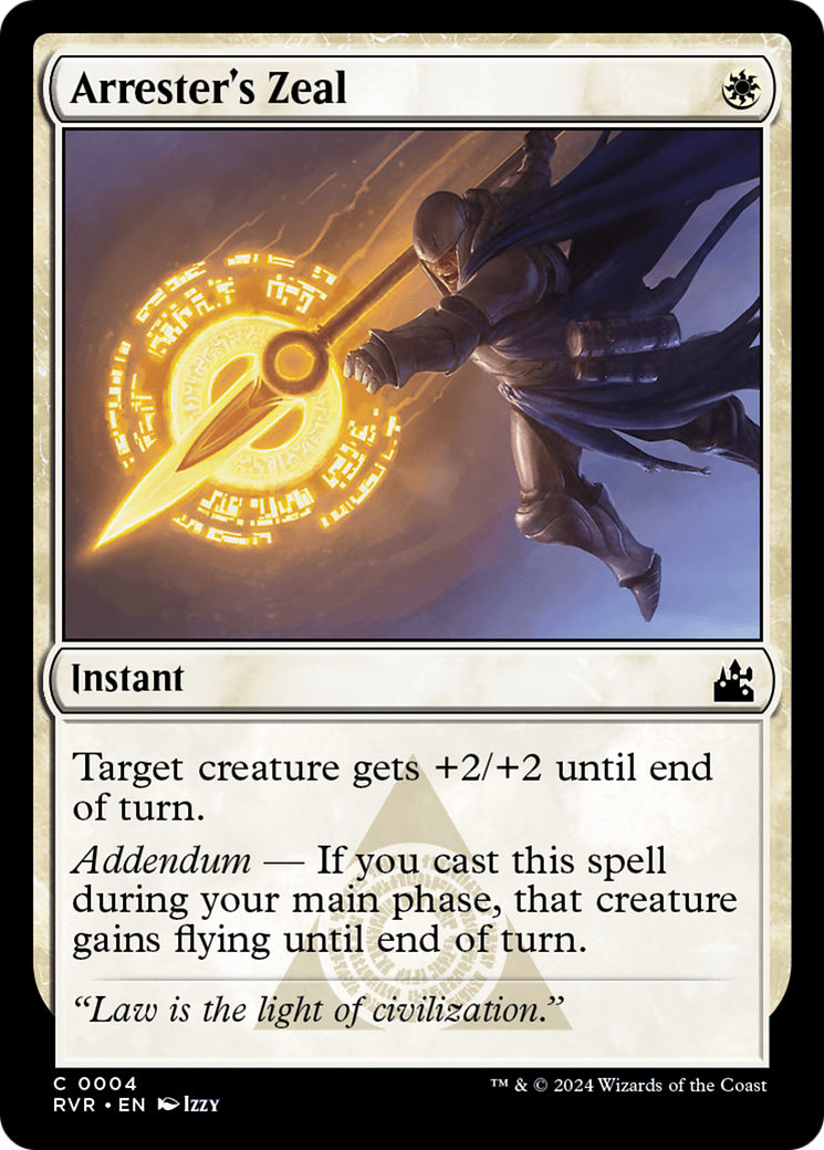 Arrester's Zeal [Ravnica Remastered] | Lots Moore NSW