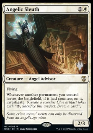 Angelic Sleuth (Promo Pack) [Streets of New Capenna Commander Promos] | Lots Moore NSW