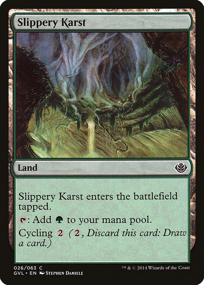 Slippery Karst (Garruk vs. Liliana) [Duel Decks Anthology] | Lots Moore NSW