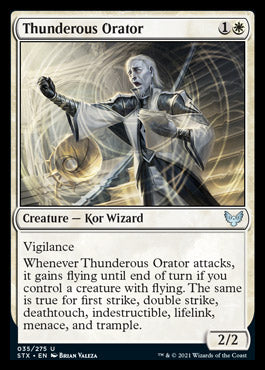 Thunderous Orator [Strixhaven: School of Mages] | Lots Moore NSW