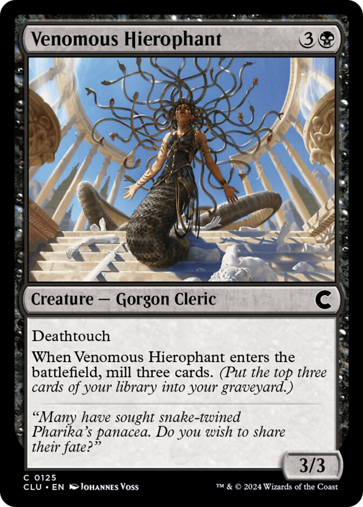 Venomous Hierophant [Ravnica: Clue Edition] | Lots Moore NSW