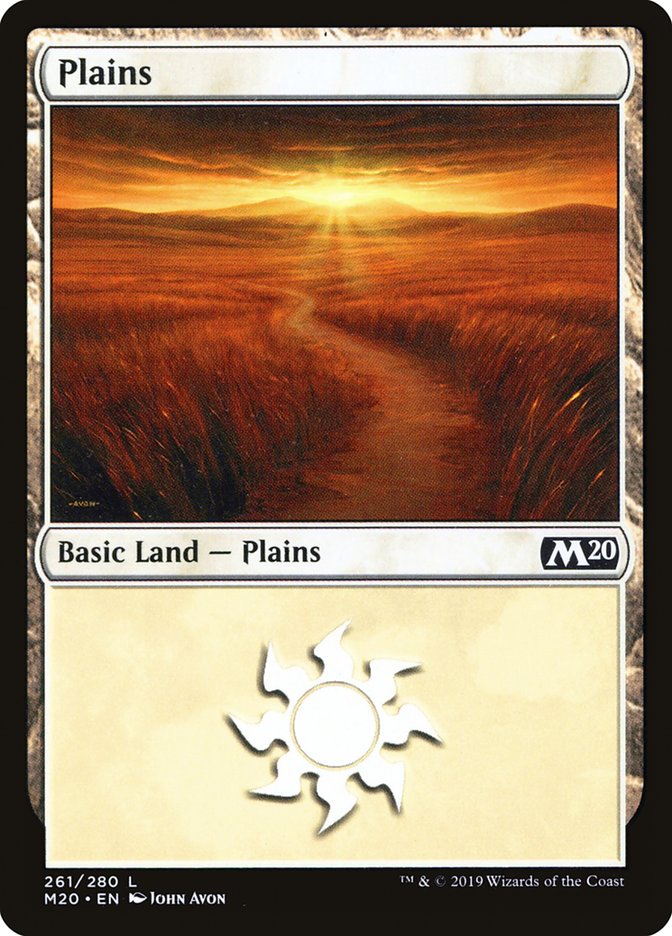 Plains (#261) [Core Set 2020] | Lots Moore NSW