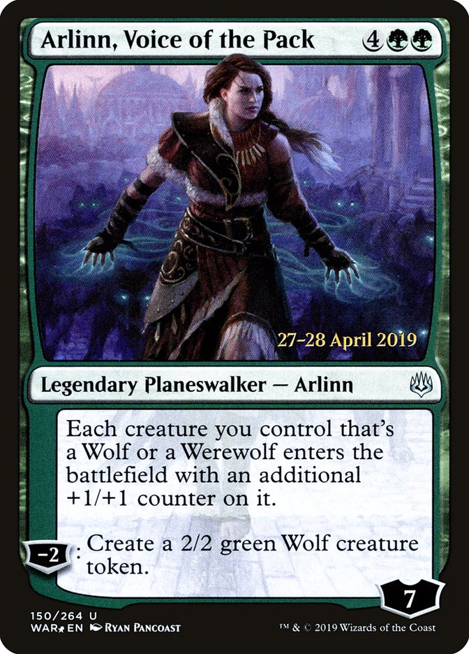 Arlinn, Voice of the Pack  [War of the Spark Prerelease Promos] | Lots Moore NSW