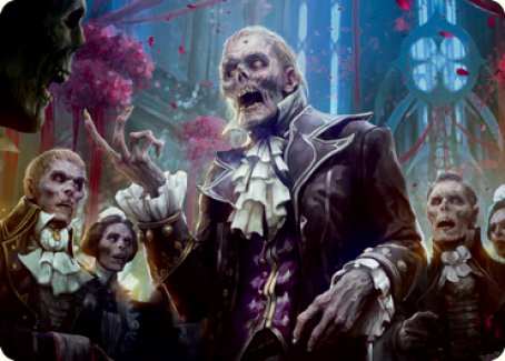 Undead Butler Art Card [Innistrad: Crimson Vow Art Series] | Lots Moore NSW