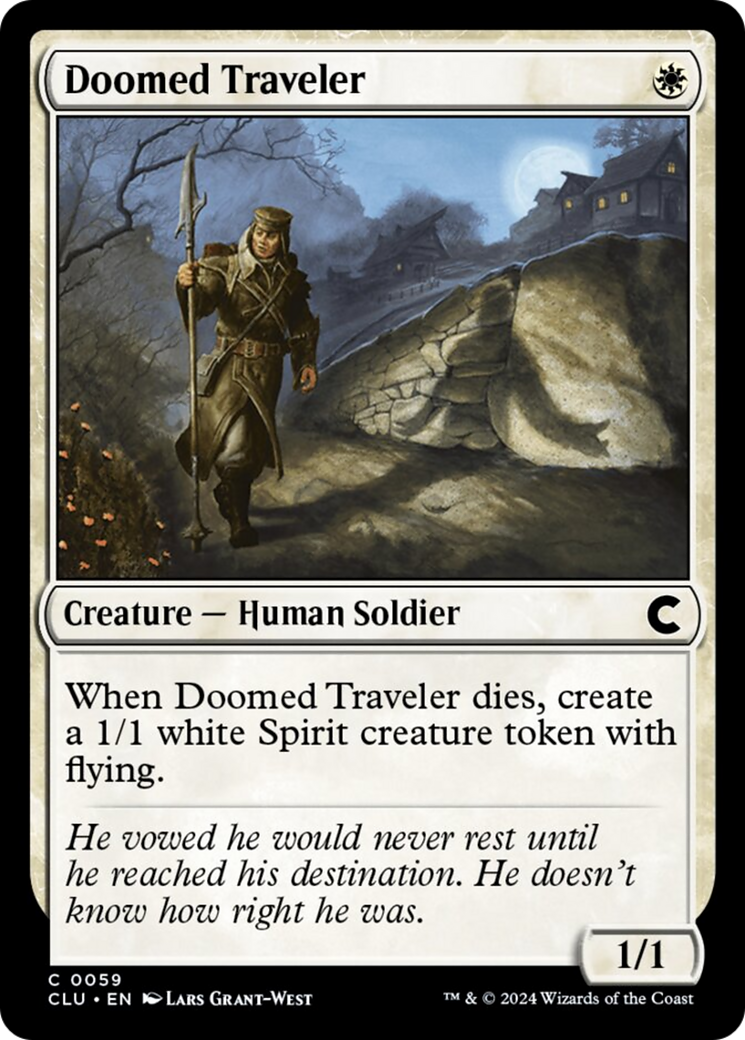 Doomed Traveler [Ravnica: Clue Edition] | Lots Moore NSW