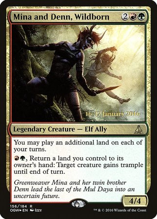 Mina and Denn, Wildborn [Oath of the Gatewatch Promos] | Lots Moore NSW