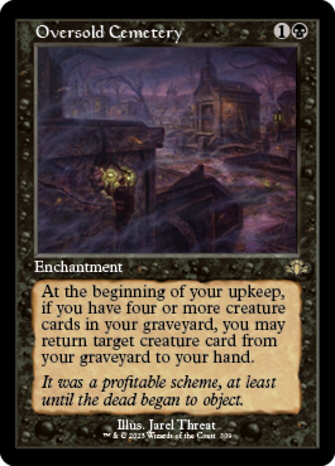 Oversold Cemetery (Retro) [Dominaria Remastered] | Lots Moore NSW